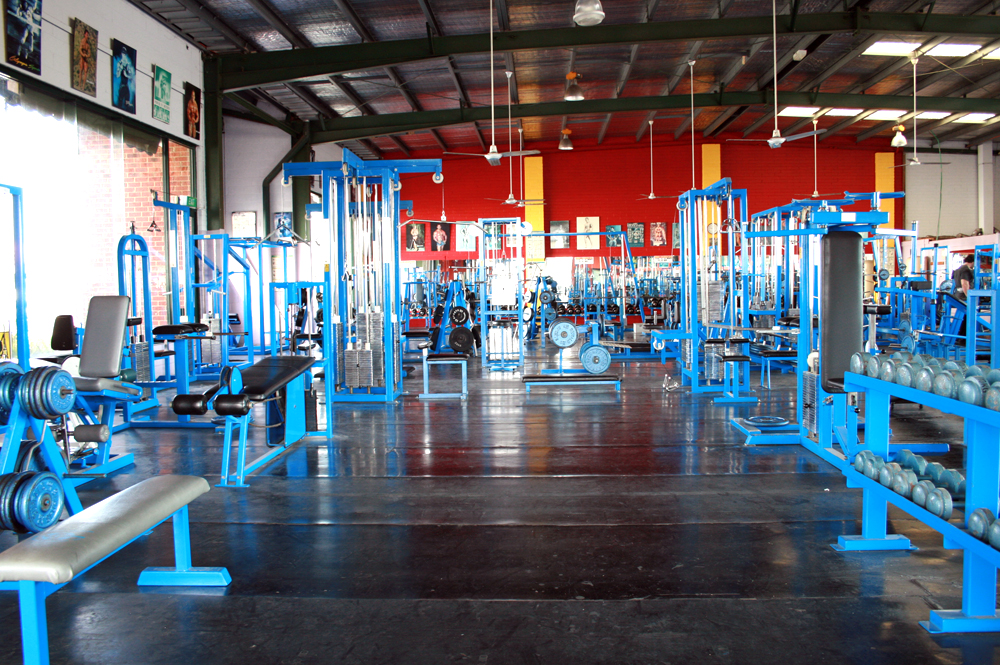 Fitness center equipment