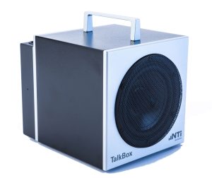 NTi Audio TalkBox used for speech intelligibility testing